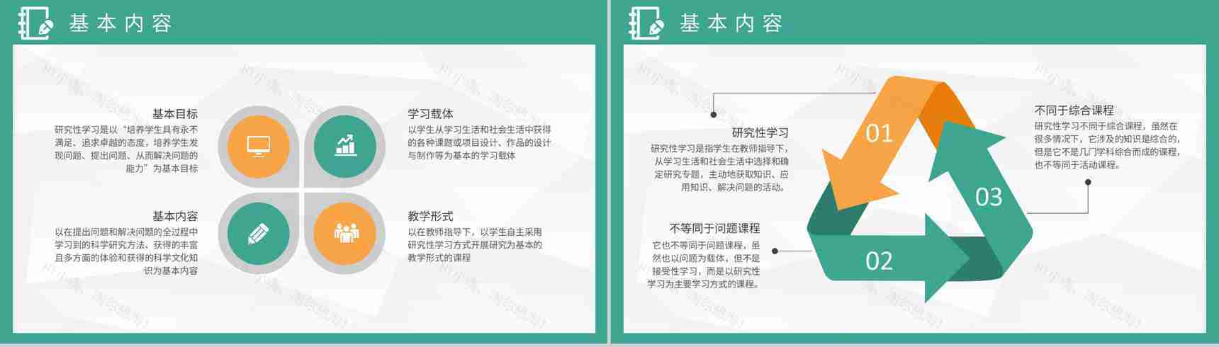 中学生研究性学习成果报告课题调查研究实践活动心得PPT模板-7