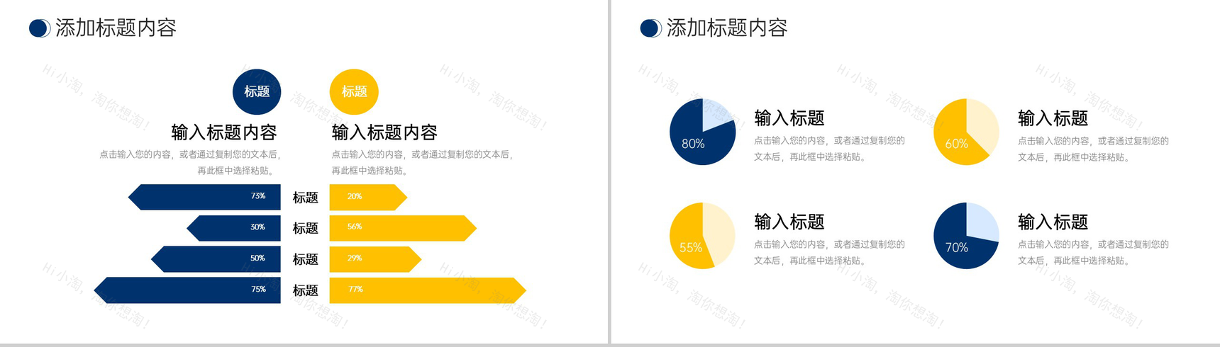 黄蓝撞色商务风项目竞品分析报告工作总结PPT模板-3