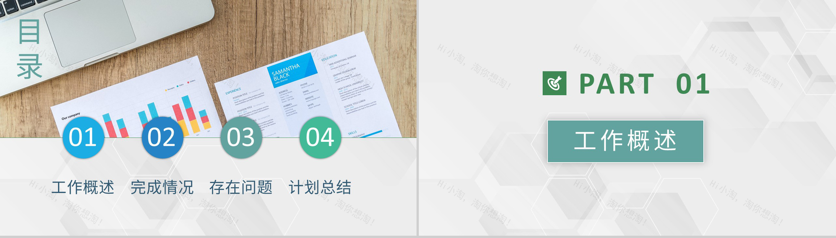 审计报告格式范文公司企业财务分析工作汇报PPT模板-2