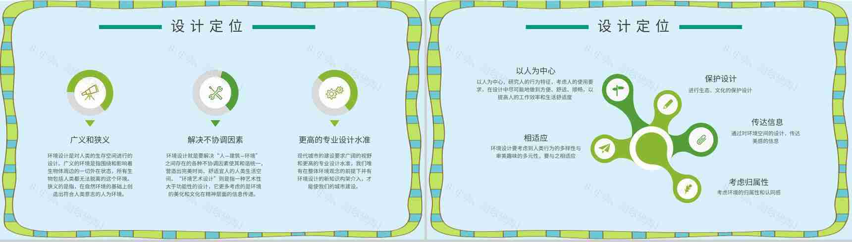 城市环境设计方案总结景观设计视觉传达效果研究汇报PPT模板-3