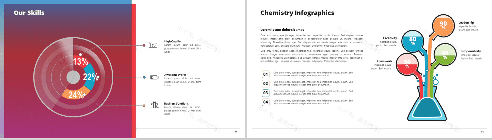 唯美时尚原创大气震撼PPT模板-11