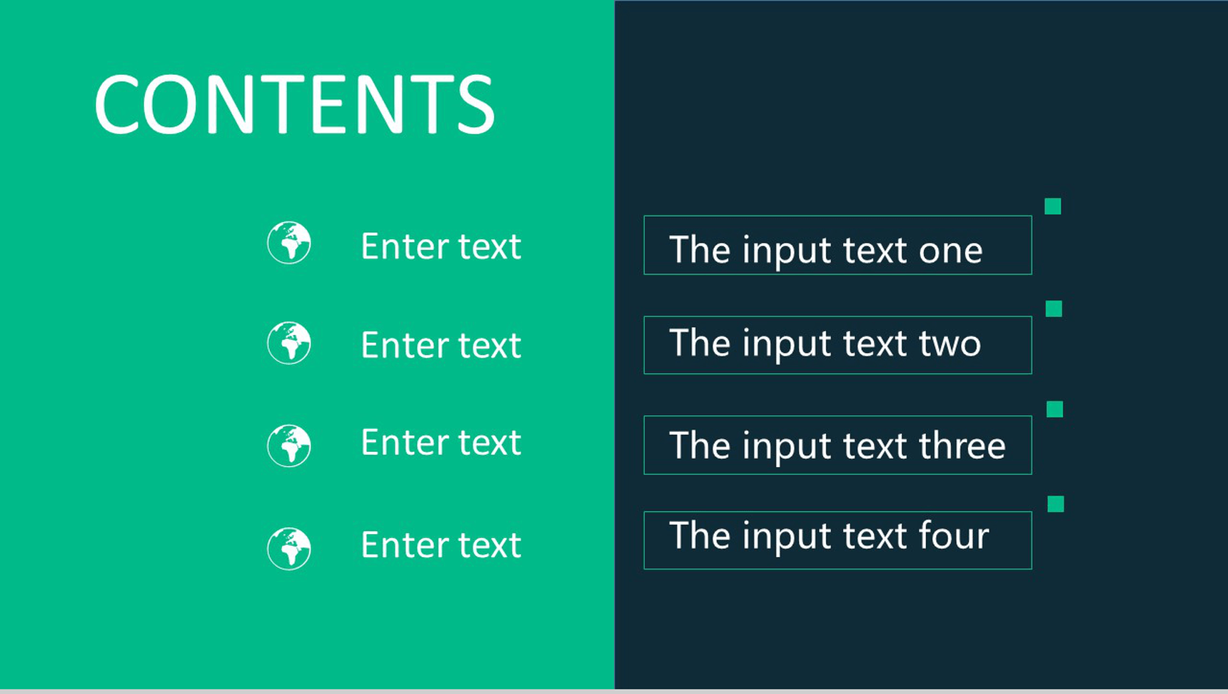 绿色搭配扁平商务通用汇报PPT模板