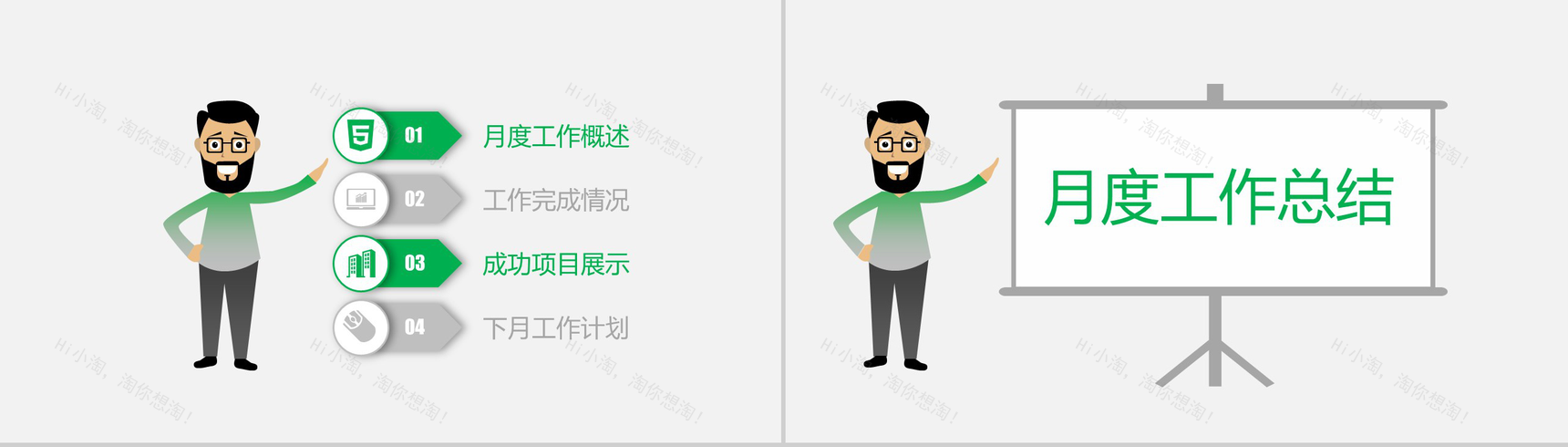 财务数据分析报告工作报告通用PPT模板-2