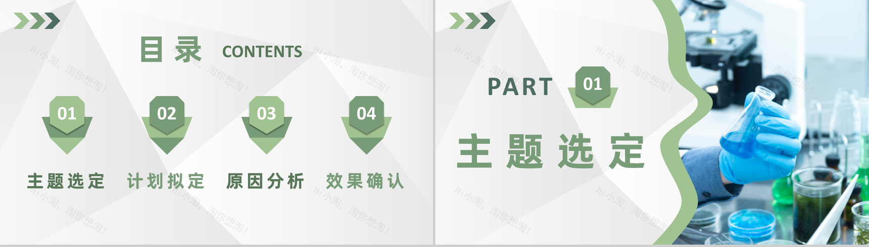 医务人员医疗医学护理人员述职汇报品管圈QC活动成果汇报总结PPT模板-2