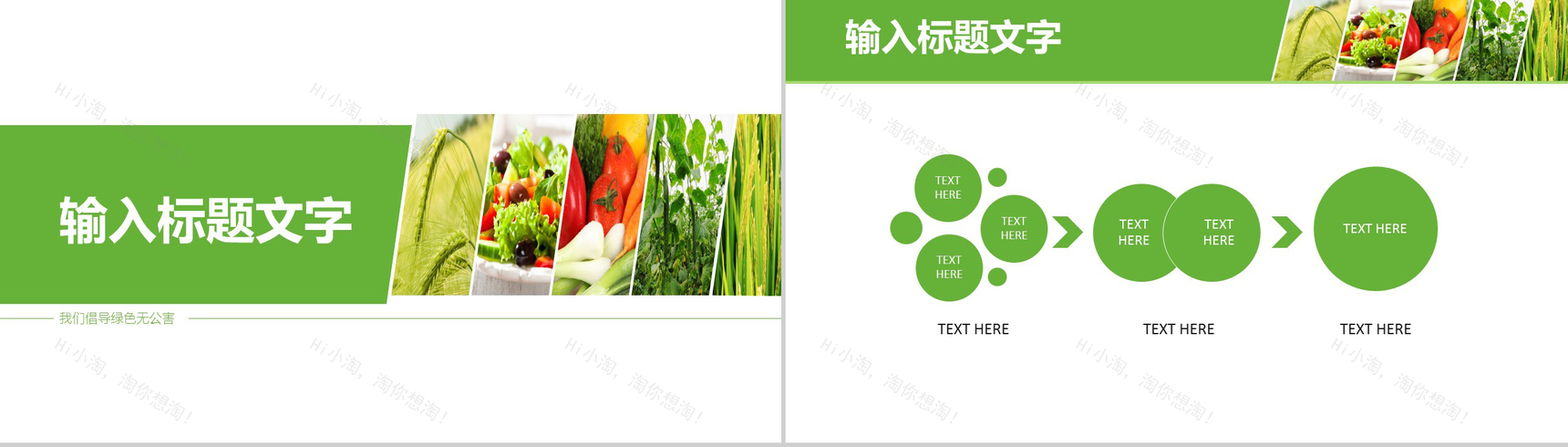 简约大气绿色农产品背景优势介绍培训创意环保食物基地介绍宣传PPT模板-8