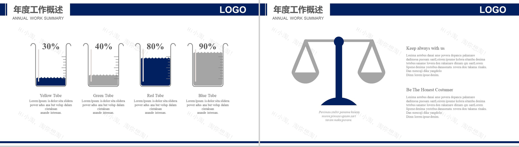 简洁明了的航空工作汇报PPT模板-10