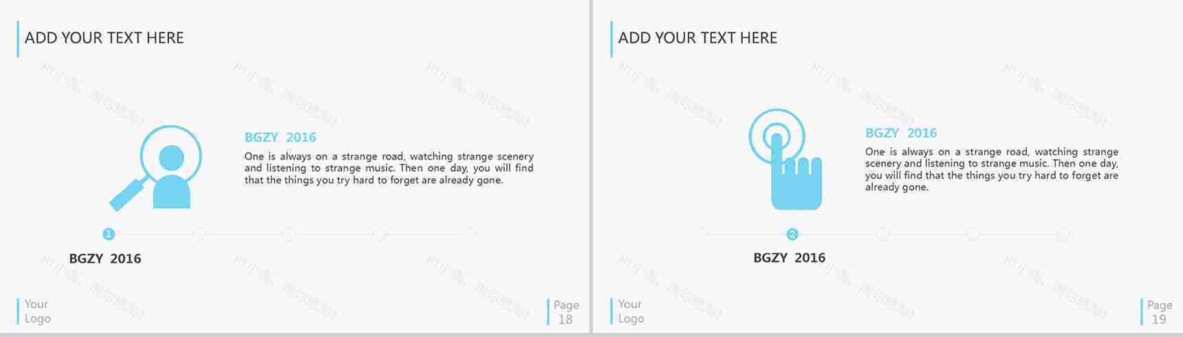 白色大气商务通用PPT模板-10