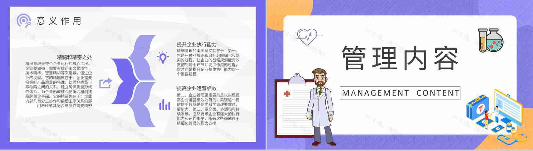 医疗行业标准化管理工作总结精细化管理方案汇报PPT模板-3