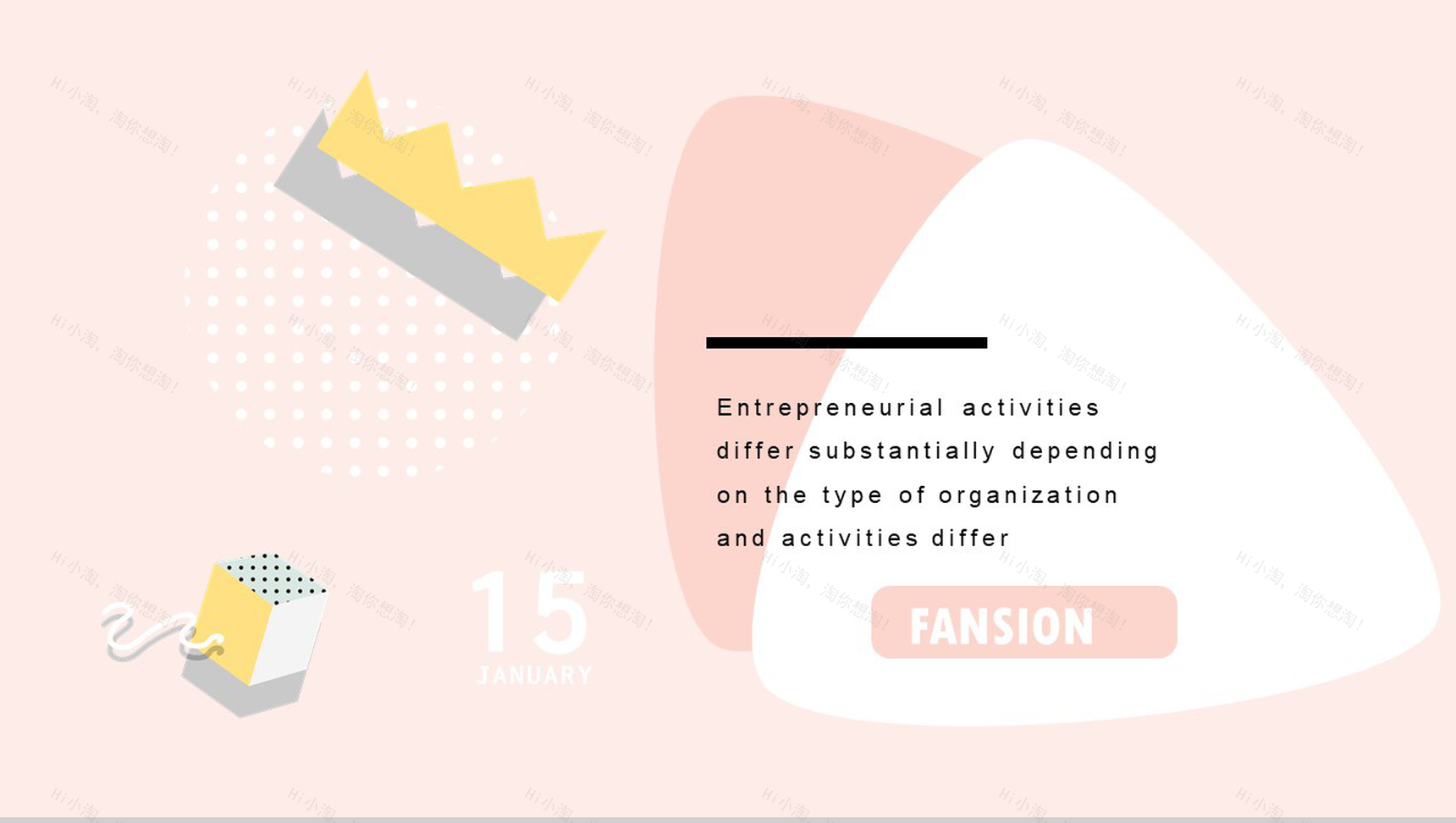 简约可爱少女风通用PPT模板-1