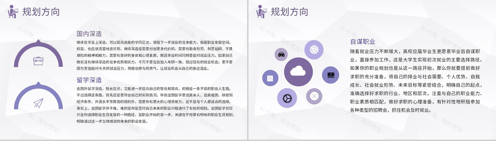 实用简约大学生职业定位职业生涯规划设计培训PPT模板-7