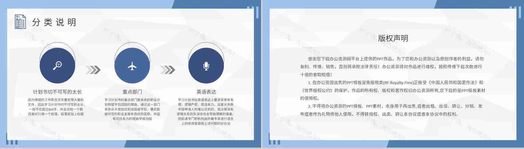 大学生学期个人规划总结专业课程学习计划安排流程PPT模板-8