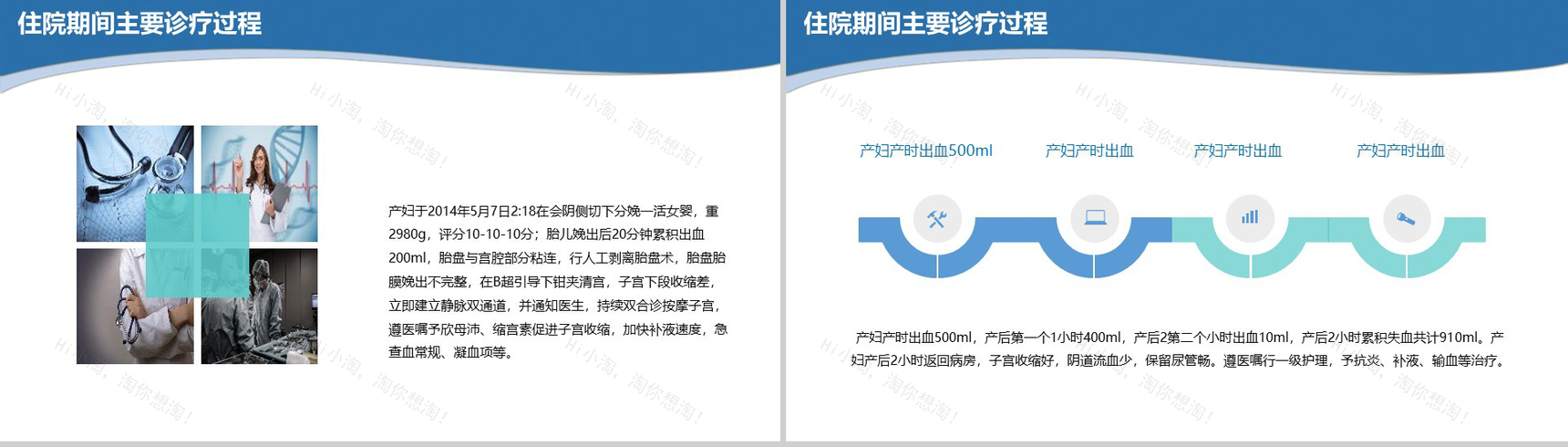 20XX医院病例讨论会议工作汇报PPT模板-5