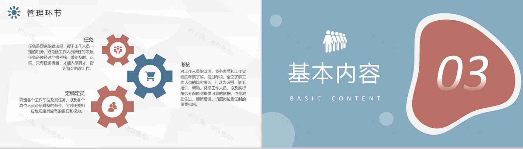 人力资源部门员工岗位培训人事管理工作总结汇报PPT模板-5