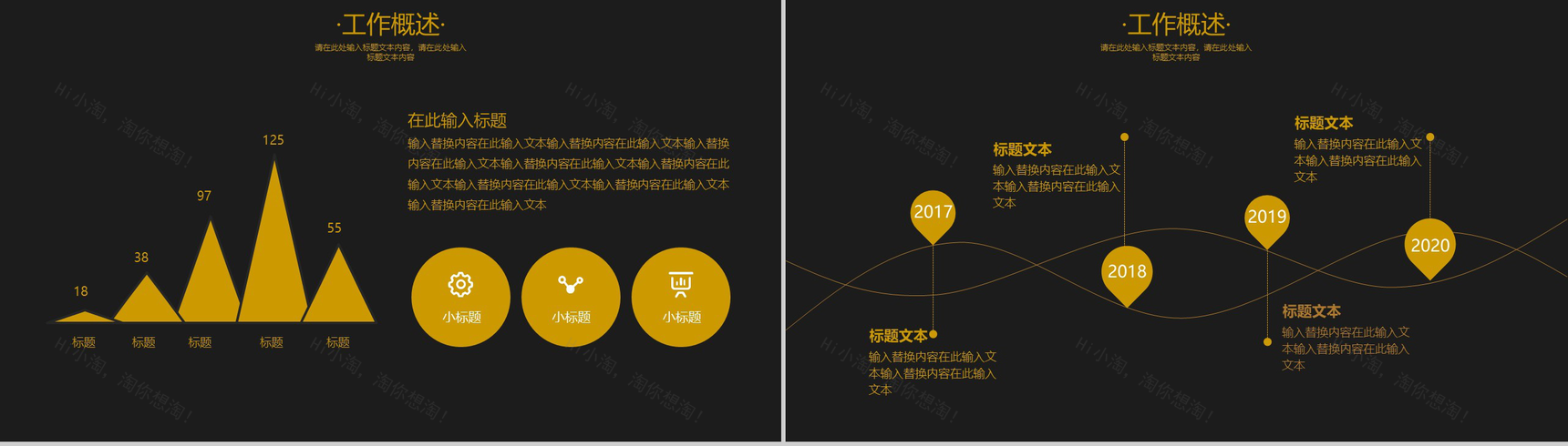 黑色时尚简约风个人年终总结汇报PPT模板-2
