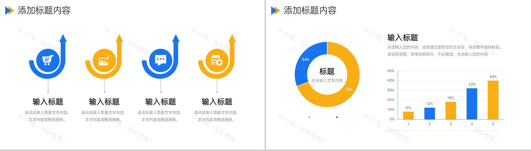 立体创意网站数据分析互联网工作总结PPT模板-3