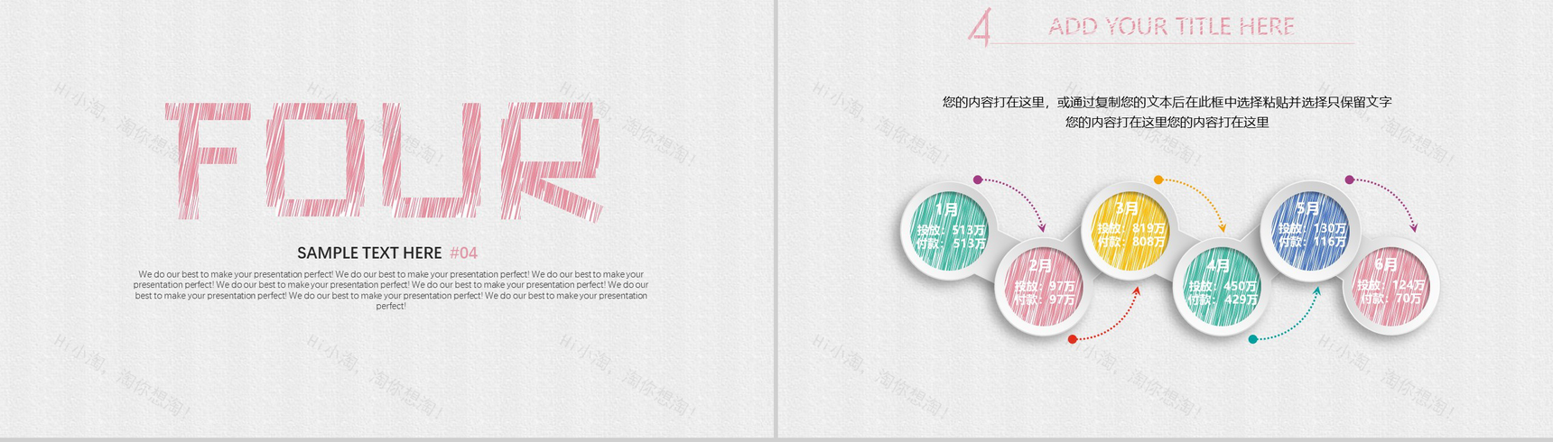 个性时尚商务报告工作总结汇报PPT模板-10