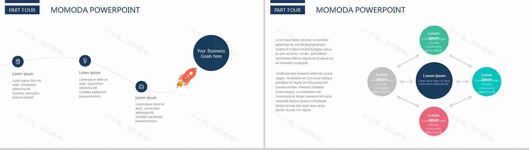 白色商务简洁风大气PPT模板-11