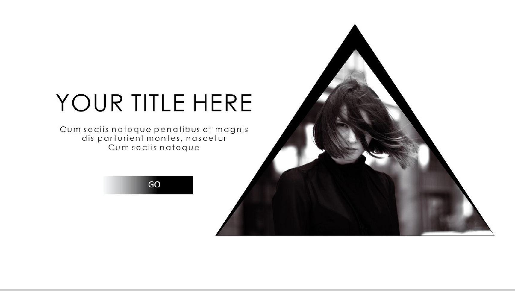 欧美大气摄影素材杂志风汇报PPT模板