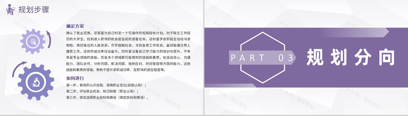 实用简约大学生职业定位职业生涯规划设计培训PPT模板-6