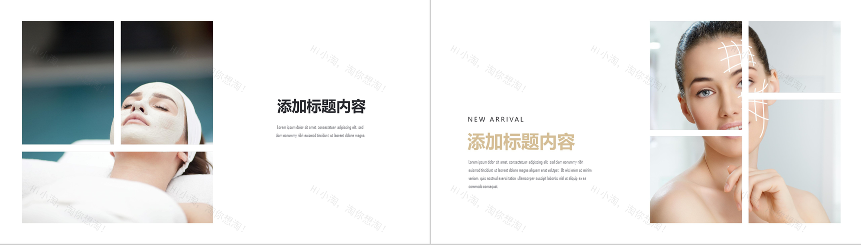 欧美高端商务美容美发宣传总结汇报PPT模板-4