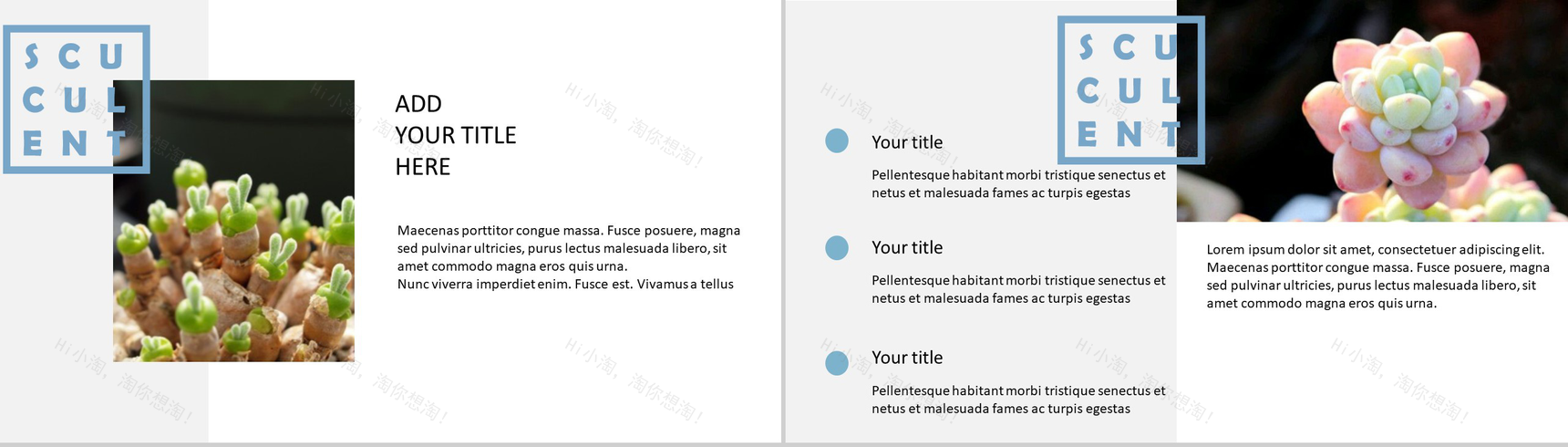 20XX小清新欧美风工作总结商务汇报PPT模板-9