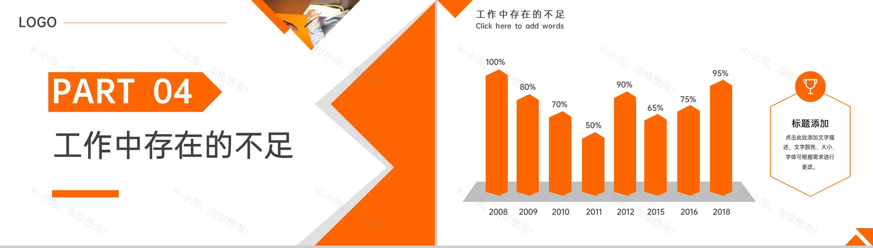 橙色简洁物业管理年终总结汇报工作计划PPT模板-10