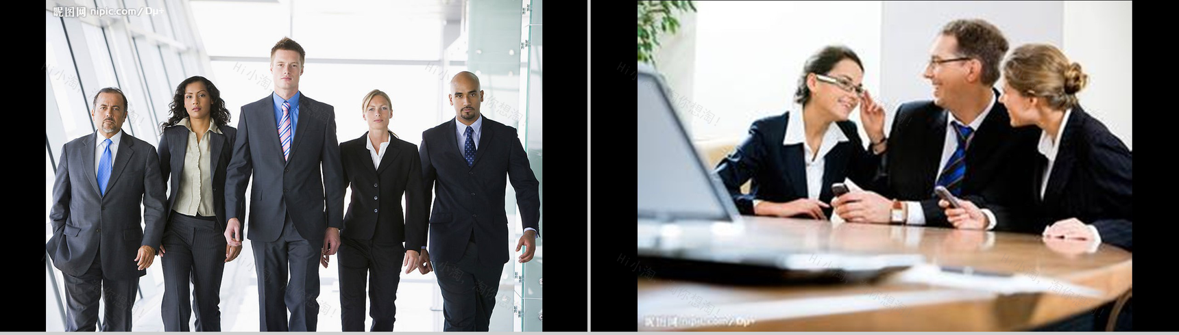 黑白创意快闪企业公司年中总结汇报PPT模板-15