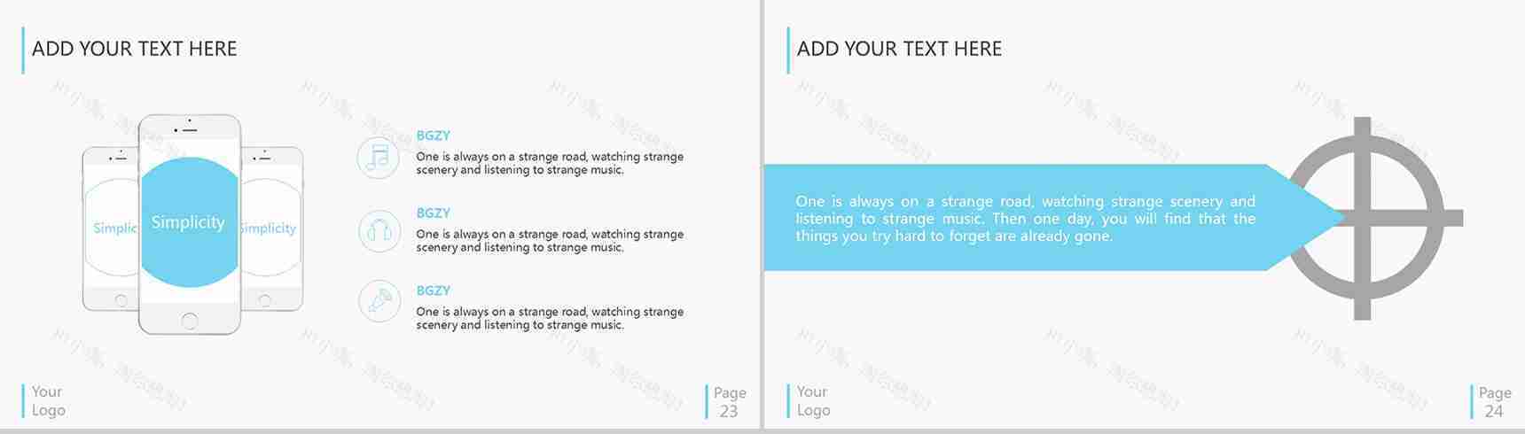白色大气商务通用PPT模板-11