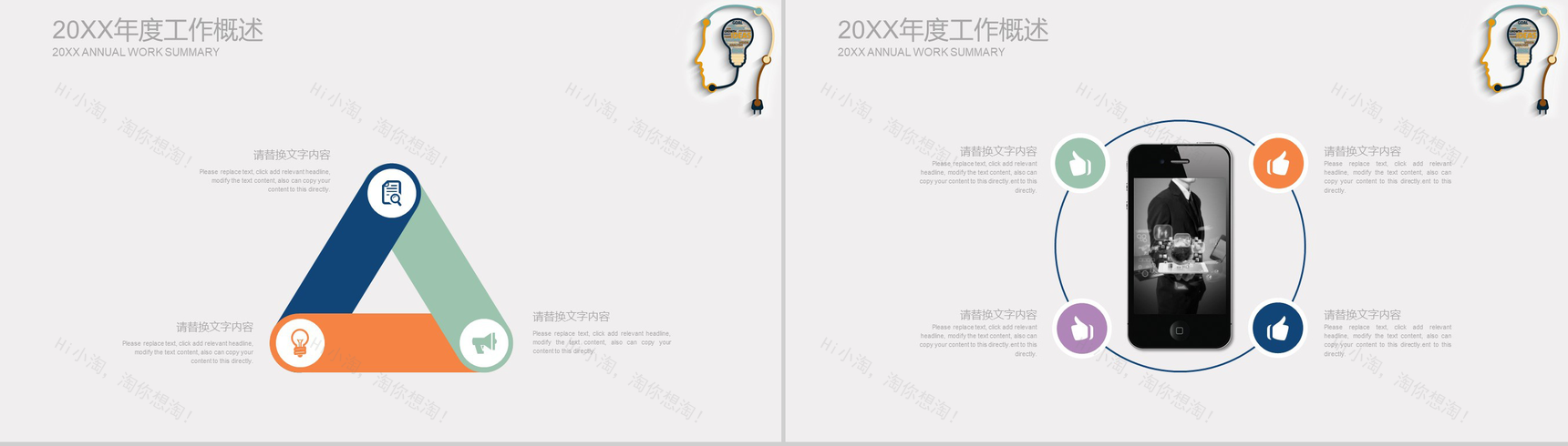商务风人工智能产品介绍工作总结述职报告PPT模板-9