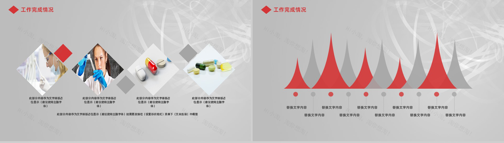 简洁大气医药医疗护理工作总结计划汇报PPT模板-6