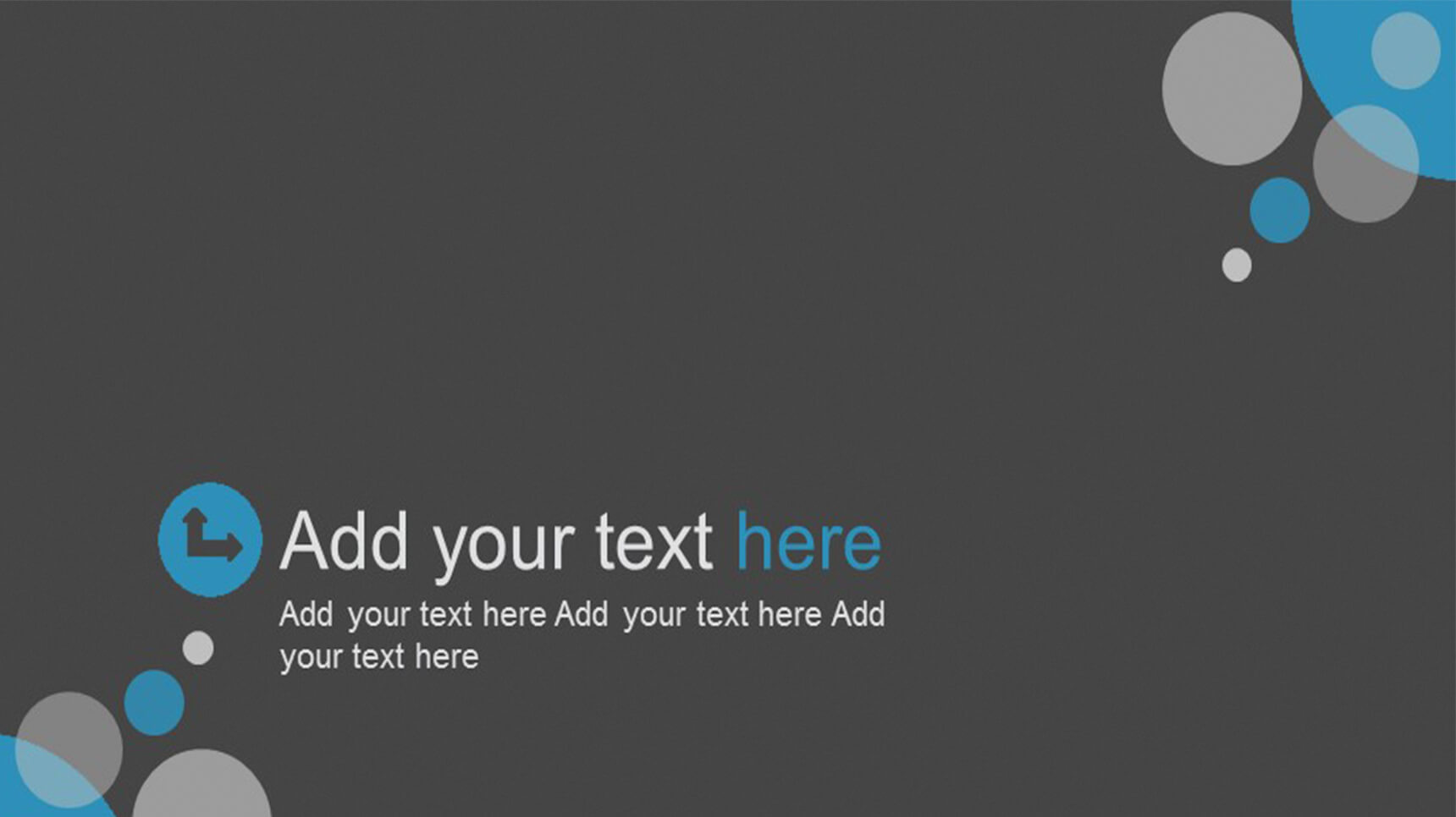 黑色商务静态通用商务PPT模板