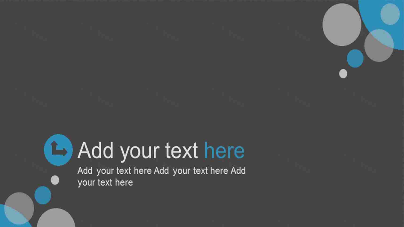 黑色商务静态通用商务PPT模板-1