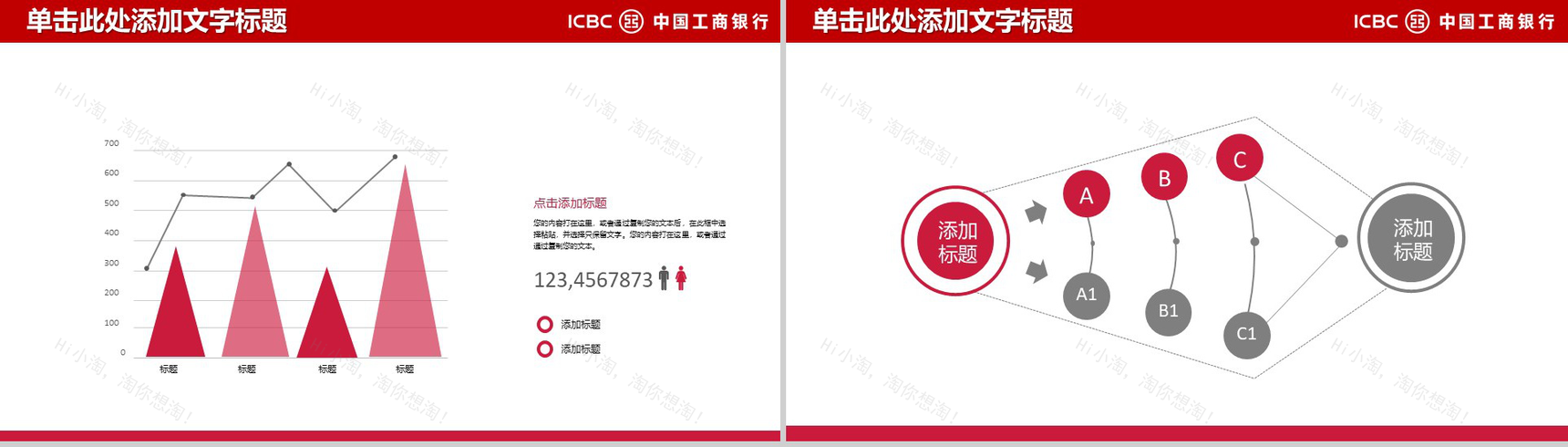 2020工商银行金融工作汇报PPT模板-4