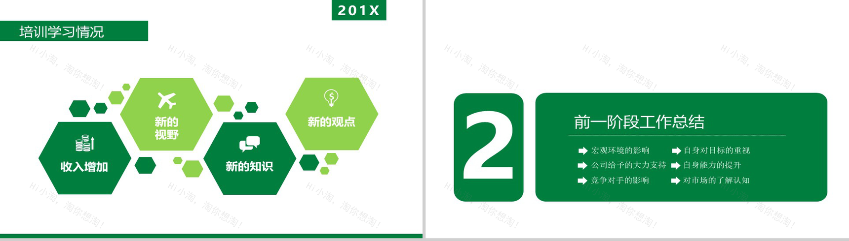 年终总结汇报扁平化PPT模板-6