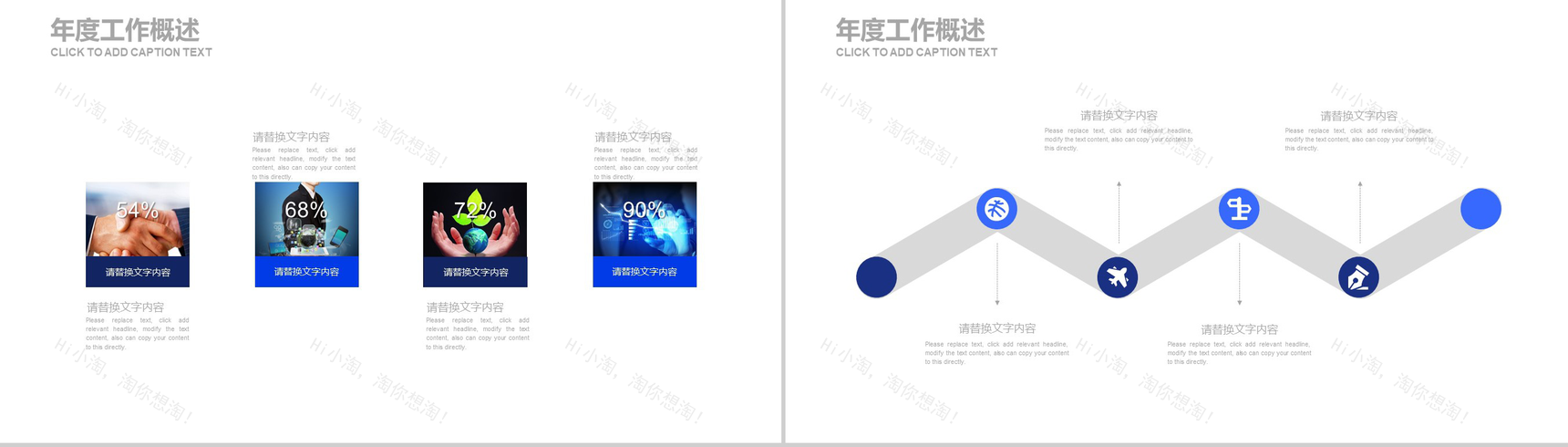 唯美简约炫酷科技年终总结工作汇报PPT模板-4