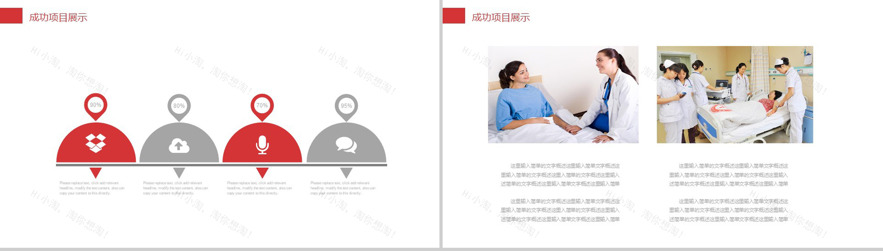 时尚简洁大气医药医疗护理课件总结计划汇报PPT模板-9