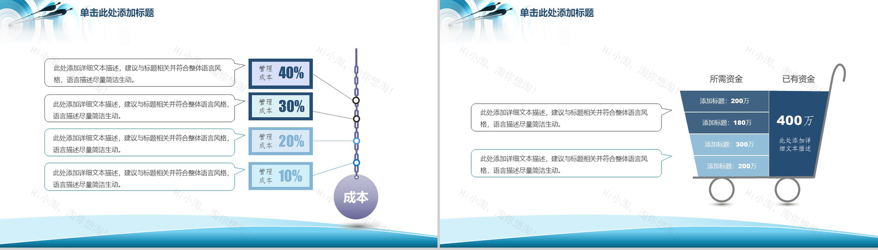 大气商务实用项目计划书工作汇报PPT模板-14