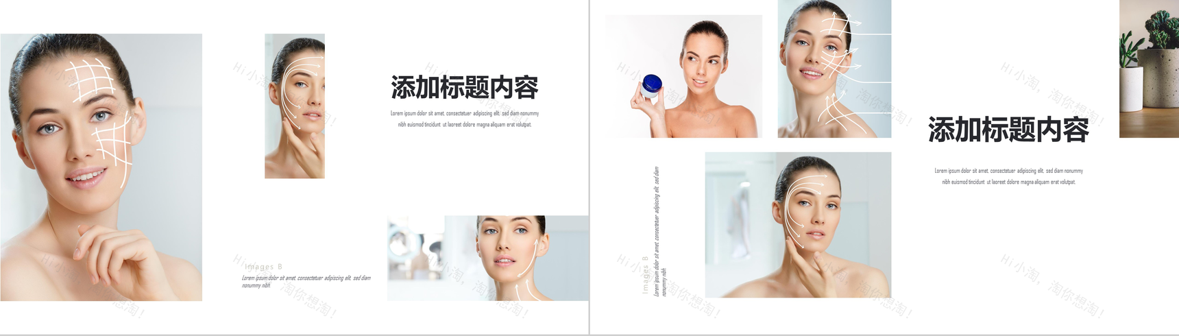 欧美高端商务美容美发宣传总结汇报PPT模板-12