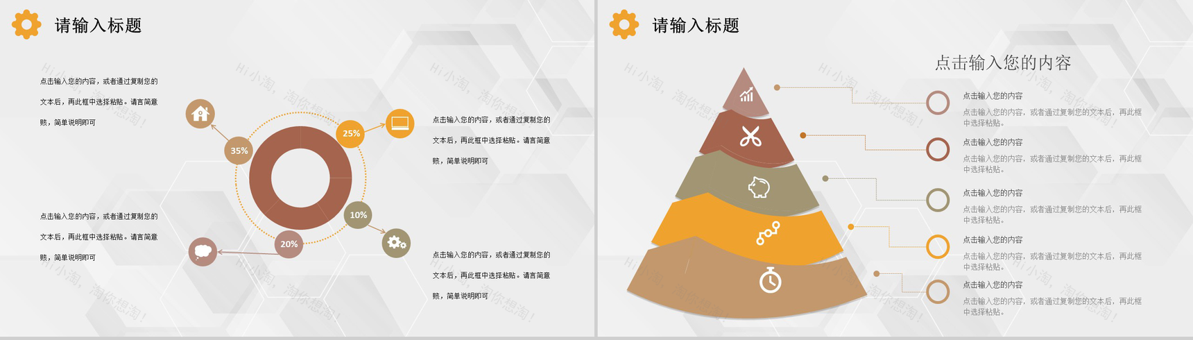 橙色商务风格集团公司财务总结汇报PPT模板-5