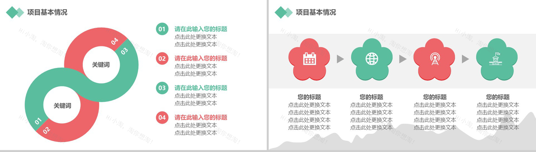 微立体房地产建筑设计方案工作汇报总结PPT模板-4