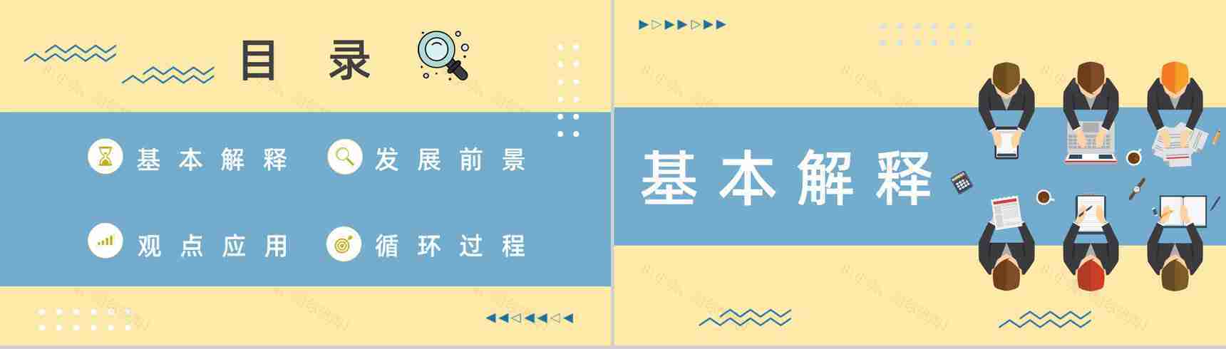 公司部门PDCA应用知识解释课件质量项目管理工作总结汇报PPT模板-2