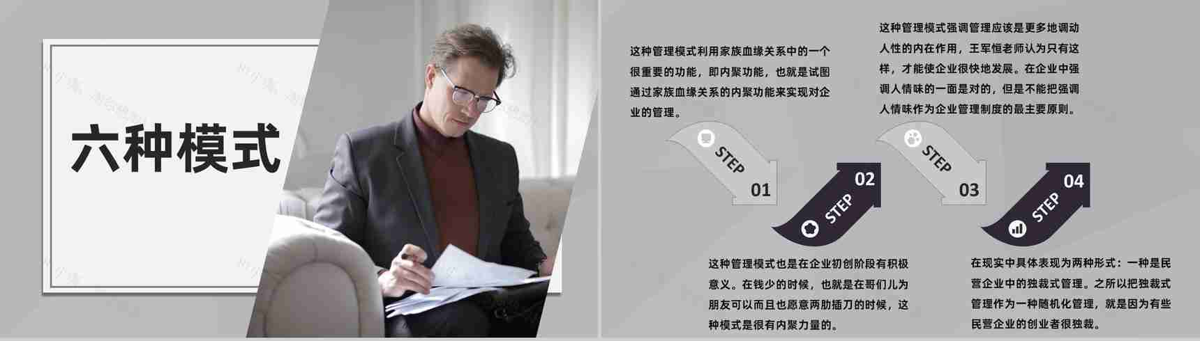 企业文化管理培训模式制度总结报告PPT模板-3