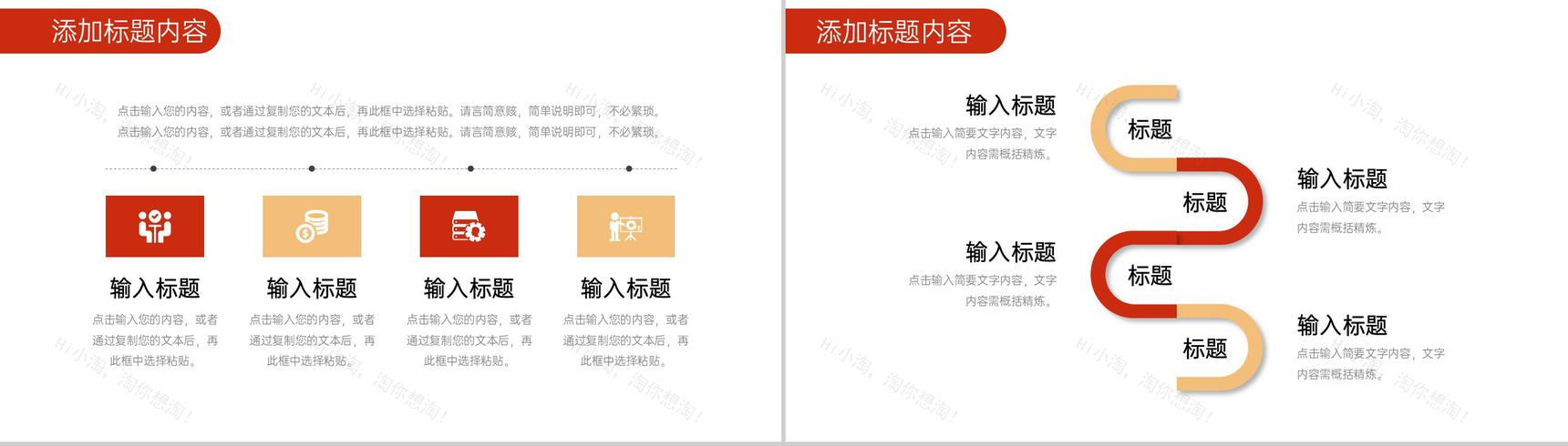 橙红个人工作经验分享总结效率提升学习PPT模板-3