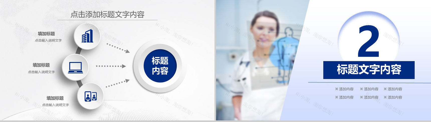 精美实用微粒体医疗行业工作汇报年终总结PPT模板-5