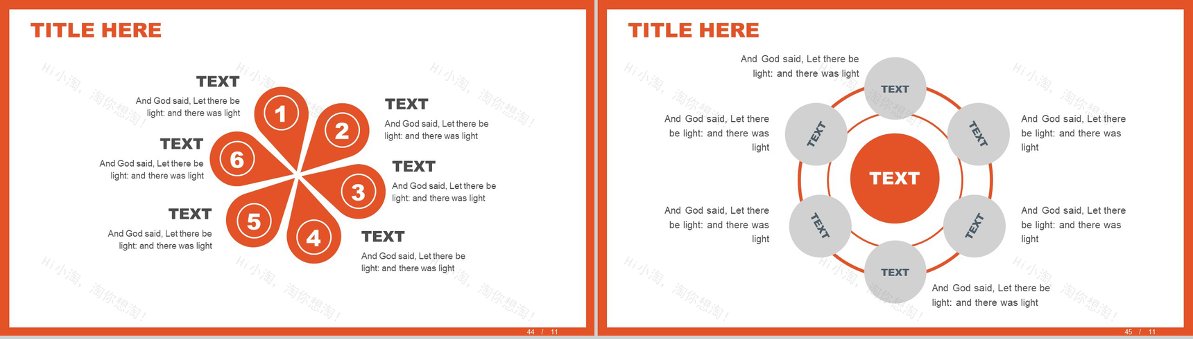 橙色互联网数据分析薪酬统计报告PPT模板-23