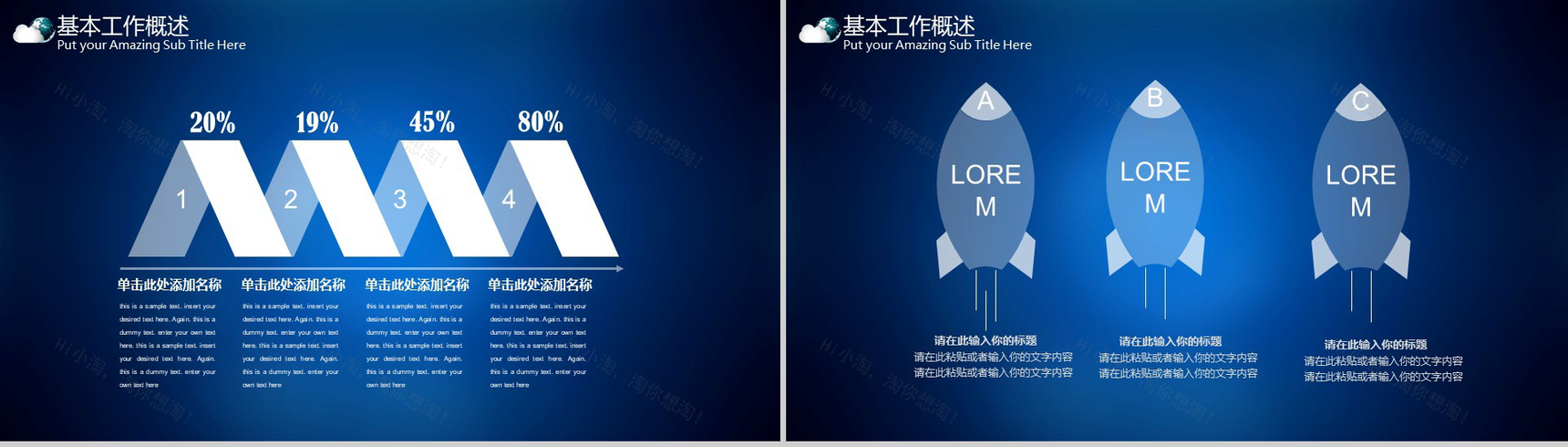 炫酷蓝色信息科技公司产品介绍年终工作总结汇报PPT模板-2