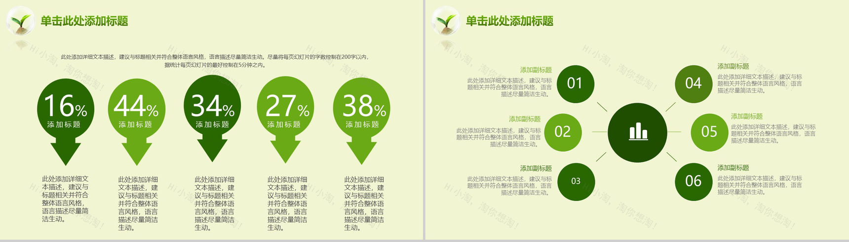 节能简约绿色环保年度工作总结汇报PPT模板-10
