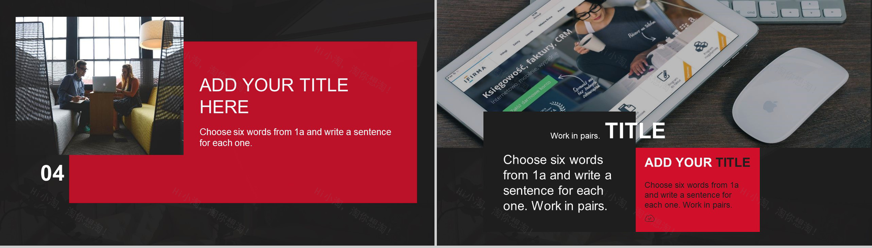 欧美风商务汇报企业宣传PPT模板-13