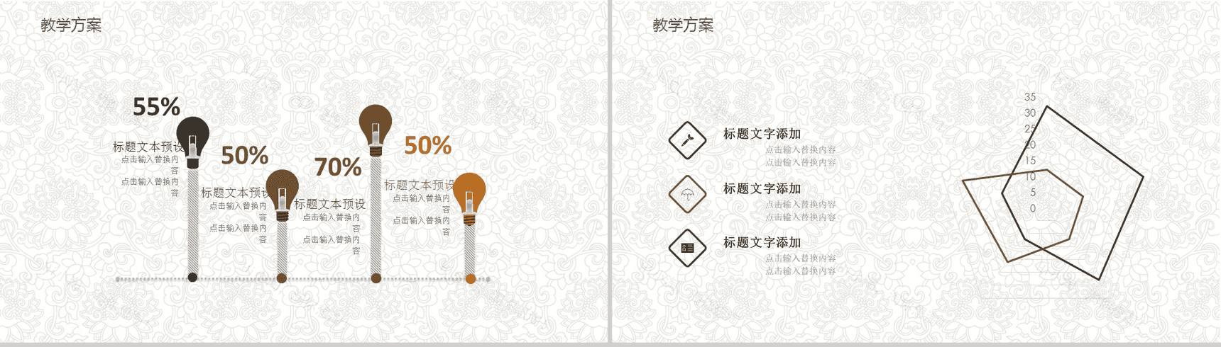 简约复古中医医学汇报年终总结工作汇报PPT模板-6