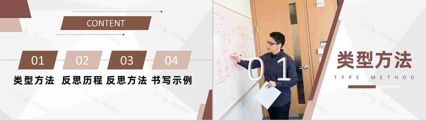 高校语文教师教学教案设计反思听课结果汇报PPT模板-2